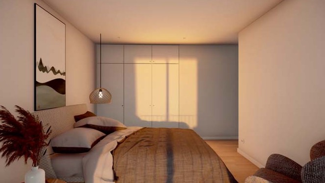 Quarto com varanda