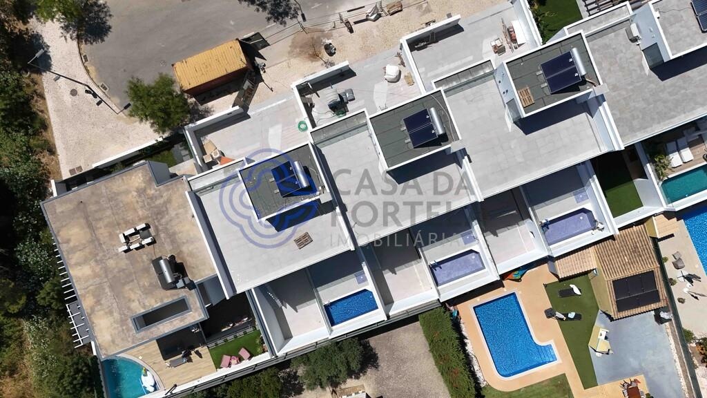 Vista aérea e terraço