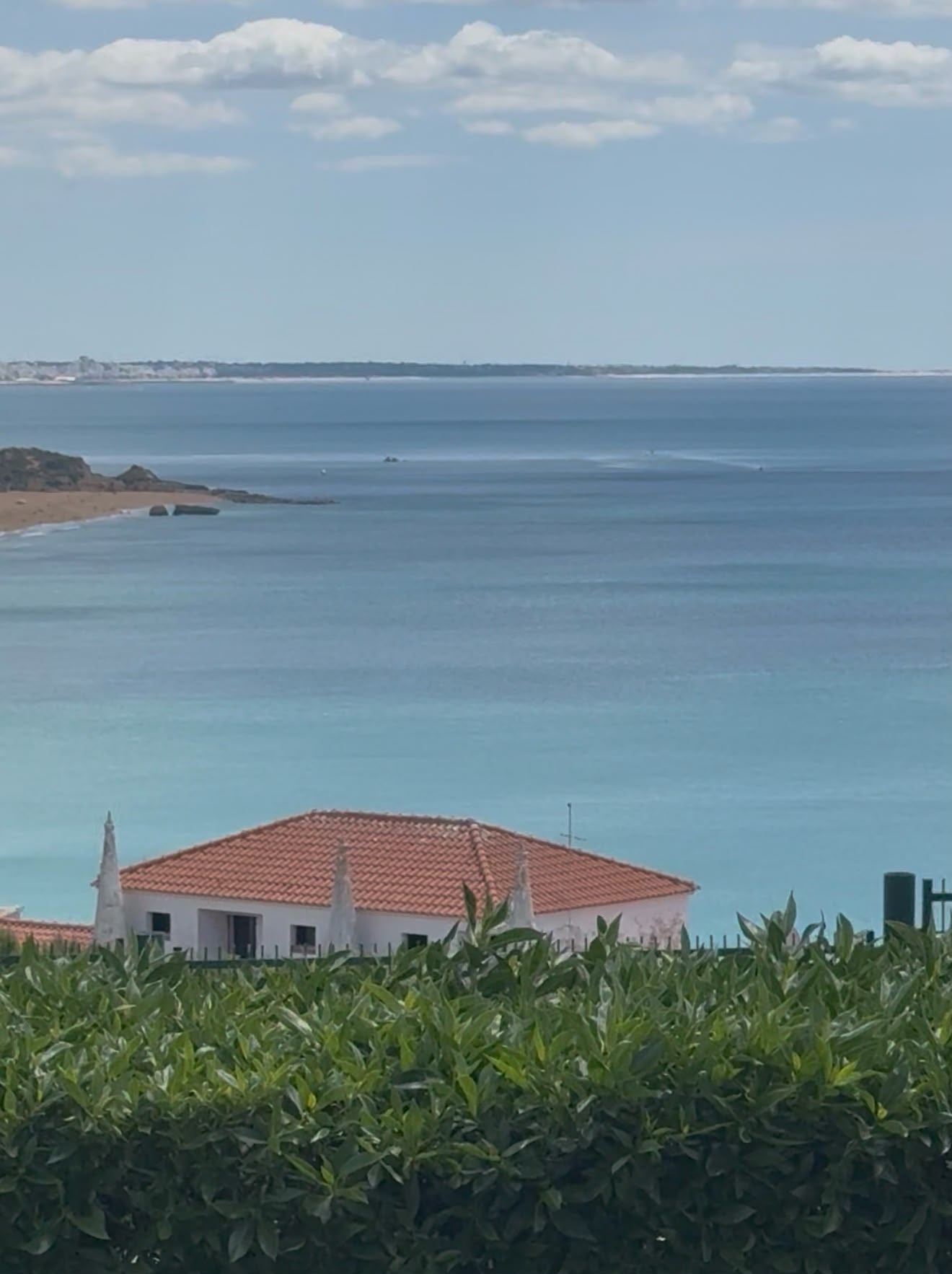 Open sea view from the apartment garden area